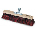 Balais grande performance mélange Arenga/Elaston longueur 400 mm avec porte-manche métal bois plat KRAFTPAKET