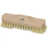 Balai brosse plastique-Fibre longueur 220 mm corps en bois avec filetage