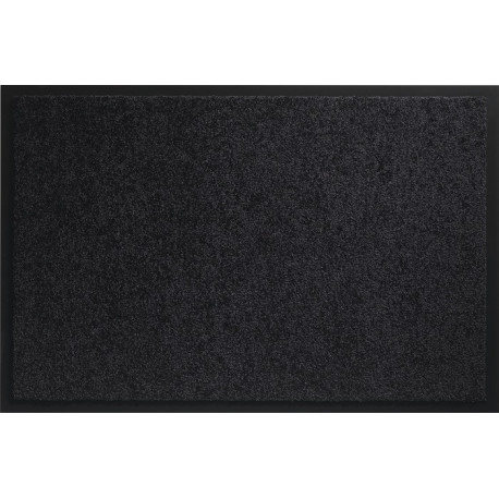 Paillasson lavable noir polyamide L900xl1500xS8 mm