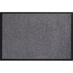 Paillasson lavable gris polyamide L900xl1500xS8 mm
