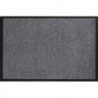 Paillasson lavable gris polyamide L900xl1500xS8 mm
