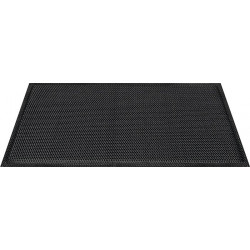 Paillasson Effet 3D polyester anthracite L400xl600xS10 mm