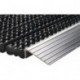 Paillasson bord d’attaque alu noir/argent PP/aluminium L430xl750xS22 mm