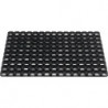 Paillasson bagues ouvertes noir caoutchouc L800xl1200xS22 mm