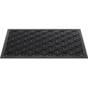 Paillasson noir caoutchouc L450xl750xS15 mm