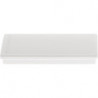 Aimant à angle droit l.55xP22xép.8 mm blanc MAGNETOPLAN (Par 10)