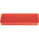 Aimant à angle droit l.55xP22xép.8 mm rouge MAGNETOPLAN (Par 10)