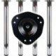 Set de pieds de table noir 60mm H.710mm