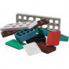 Cales NOW S.15mm gris plastique (Par 500)