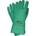 Gant de protection chimique Green Barrier Flex Taille 8 vert EN 388 PSA III NITRAS (Par 12)