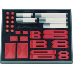 Jeu d'éléments de serrage Nr. 6535 M6 plastique AMF