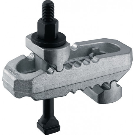 Bride de serrage n° 6312V 28-M24x28x250 pince croc. régl. av patte accroch. AMF
