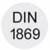 Foret hélicoïdal extra-long, queue cylindrique, DIN 1869, type TF, en acier à coupe rapide, fini brillant, Ø h8 : 6,00 mm, Long. totale 330 mm