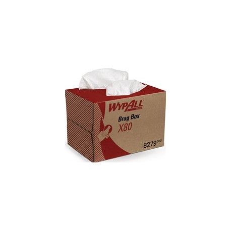 Essuie tout WypAll® X80 8279 L424xB282ca.mm blanc 1-couche Box WYPALL