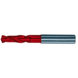Foret hélicoïdal en carbure monobloc, SuperLine 3 x D, type RT 100 U, DIN 6537, queue (DIN) cylindrique, 6535-HA, surface FIRE, Ø m7 : 9,60 mm