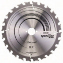 Lame pour scie circulaire Speedline Wood Ext 250mm Z.24 WZ Larg coupe.3,2mm