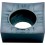 Plaquette amovible de fraisage ISO, Désignation : SCGT 09T304 Alu KTE20, Rayon d'angle : 0,4 (Par 10)