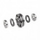 Roulements à rouleaux cylindriques axiaux à aiguilles 21mm Ext 185mm Int 75mm -20 b.+120 degrés INA