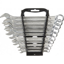 Jeu de clés mixtes 10 pcs. ouverture de clé 6-19 mm acier