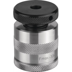Vérin à vis Nr.6405 Taille 80 avec pied magnétique H.60-80mm AMF