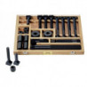 Jeu goujons serrage 38pcs p.M16x16 n° 6520 AMF en coffret bois AMF