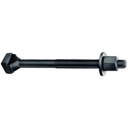 Vis pour rainure en T DIN 787 rainure en T 22mm M20 L.160mm Classe de qualité 8.8 m.Mutter u.Scheibe AMF