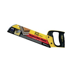 Scie à affleurer FatMax Longueur 300 mm 12dents/pouce épaisseur 0,7mm pour tous types de bois, denture fine STANLEY