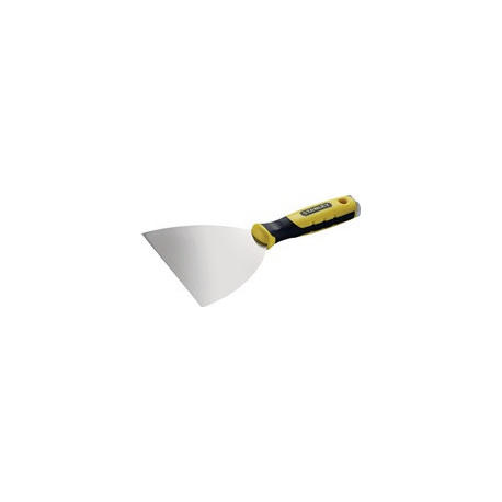 Spatule à joints L. de lame 100 mm lame conique emb.poignée en alliage zinc, bimatière STANLEY