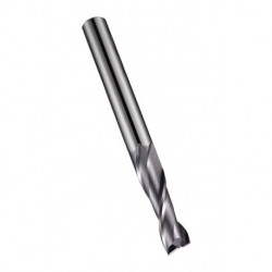 Fraise S922 Werksnorm D.2.5mm Gesamt-L.38mm HM TiAlN 30 degrés Z.2 DORMER