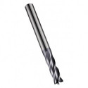 Fraise S944 Werksnorm D.2.5mm Gesamt-L.38mm HM TiAlN 30 degrés Z.4 DORMER
