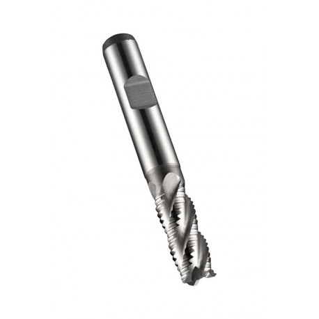 Fraise C407 DIN 844 K D.8mm Coupe-L.19mm HSS-E-PM Brut 35 degrés Z.4 DOR