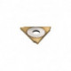 Insert de coupe K312 Epaisseur 1.5mm HSS-E TiN Angle de dégagement 8 Degrés DORMER (Par 10)