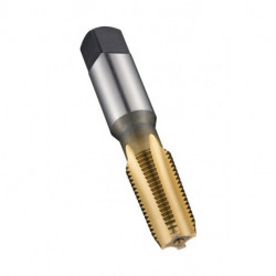 Taraud machine ANSI B94.9C E721 NPT 1/2 pouces x14 HSS TiN 1.5XD Normal DOR