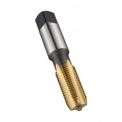 Taraud machine ANSI B94.9C E720 NPSF 1/4 pouces x18 HSS TiN 1.5XD Normal DO