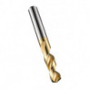 Foret hélicoidal A520 D.4.37mm HSS TiN Queue cylindrique droite s DORMER