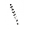 Fraise S611 Werksnorm R.0.1mm Gesamt-L.125mm HM Polished 30 degrés Z.2 DORMER
