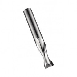 Fraise S610 Werksnorm R.0.1mm Gesamt-L.75mm HM Polished 30 degrés Z.2 DORMER