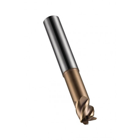 Fraise S521 Werksnorm R.0.3mm Gesamt-L.60mm HM TiSiN 45 degrés Z.4 DORMER
