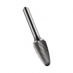 Fraise sur tige D.6.3mm Kopf-L.12.7mm HM Brut DORMER