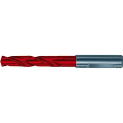Foret hélicoïdal en carbure monobloc, SuperLine, 5 x D, DIN 6535-HE, surface FIRE, Ø m7 : 3,50 mm, Long. totale 66 mm, Long. hélice 28 mm