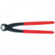 Monierzange L.220mm pol.noir atram.Ku.-Überzug KNIPEX