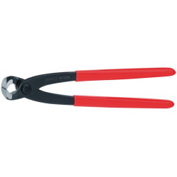 Monierzange L.220mm pol.noir atram.Ku.-Überzug KNIPEX