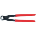 Monierzange L.220mm pol.noir atram.Ku.-Überzug KNIPEX
