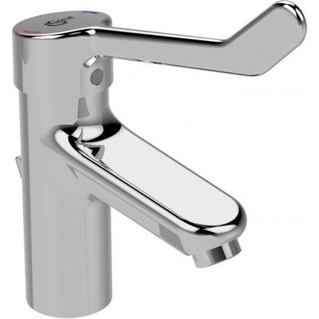 Mitigeur lavabo CERAPLUS 2 avec levier clinique et bonde en métal chromé IDEAL STANDARD