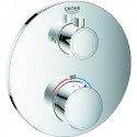 Mitigeur thermostatique de douche GROHTHERM avec inverseur 2 voies intégré chrome GROHE