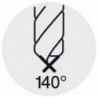 Foret hélicoïdal en carbure monobloc, SuperLine, 5 x D, DIN 6535-HA, surface FIRE, Ø m7 : 10,50 mm, Long. totale 118 mm, Long. hélice 71 mm