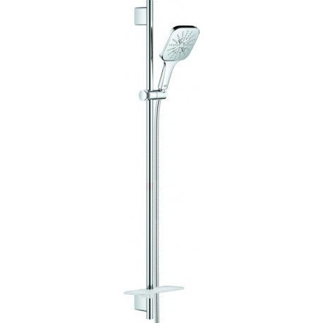 Ensemble barre de douche RSH 130 SmartActive Cube 26587 900mm 9.5l chromé