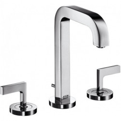 Mél lavabo 170 3 trou s Poignées Manettes bec 140 mmavec tirette et vidage chromé 