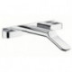 Set finition mél lavabo 3 trou s mural bec 228 mm, bonde écoulement libre, chroméé