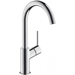 Mitigeur lavabo 210 bec haut, bonde Push-Open chromé